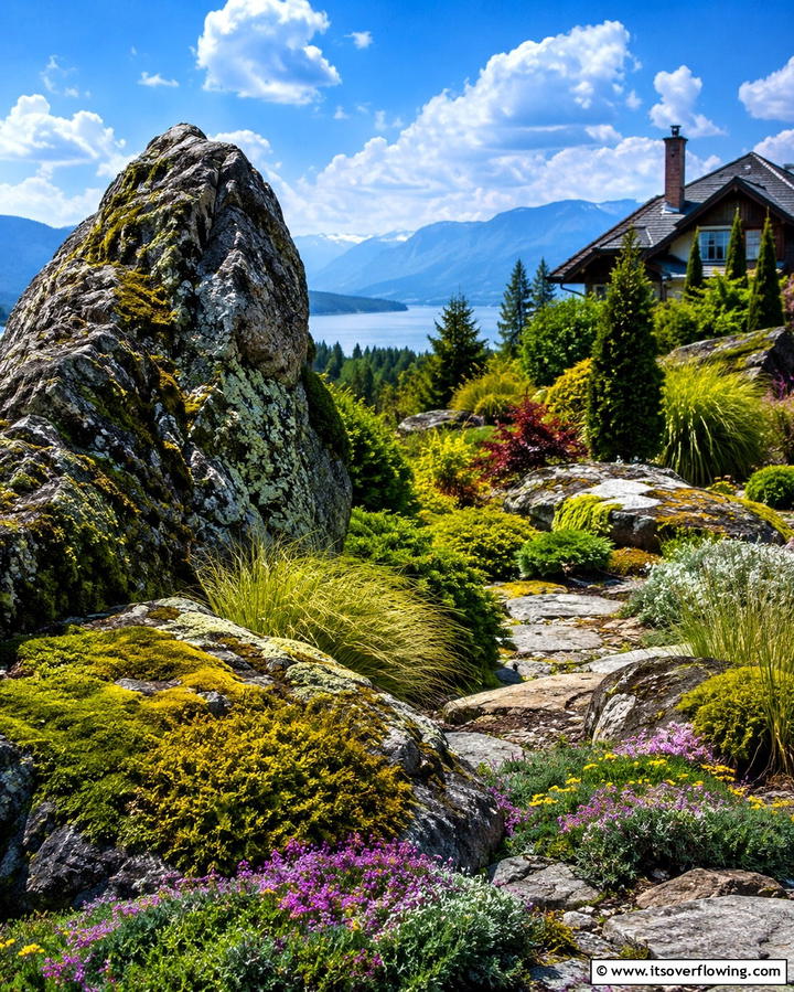Boulder Garden Accents - 30 Rustic Landscaping Ideas for Natural Yard Beauty