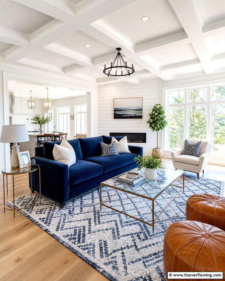 Box Beam Ceilings - 25 Elegant Ceiling Trim Ideas to Elevate Your Home