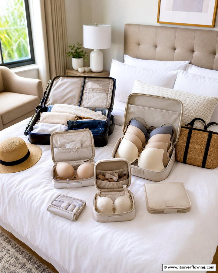 Bra Specific Travel Cases - 20 Bra Storage Ideas- Organize Your Intimates