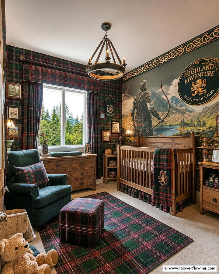 Brave Scottish Nursery - 30 Disney Nursery Ideas for Magical Baby Rooms