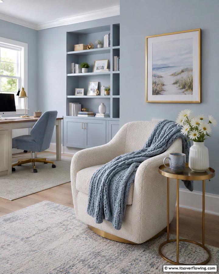 Break Area Setup - 30 Affordable Budget Home Office Ideas for Productive Workspaces