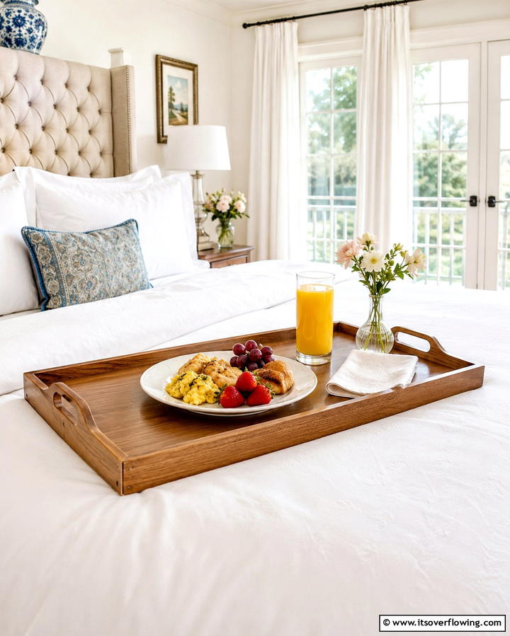 Breakfast in Bed Tray - 20 Tray Decor Ideas to Elevate Your Home Style
