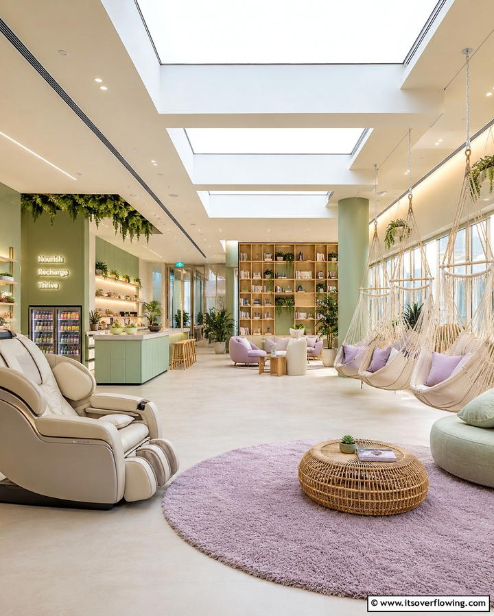 Breakout and Relaxation Areas - 25 Office Interior Design Ideas for a Productive and Stylish Workspace
