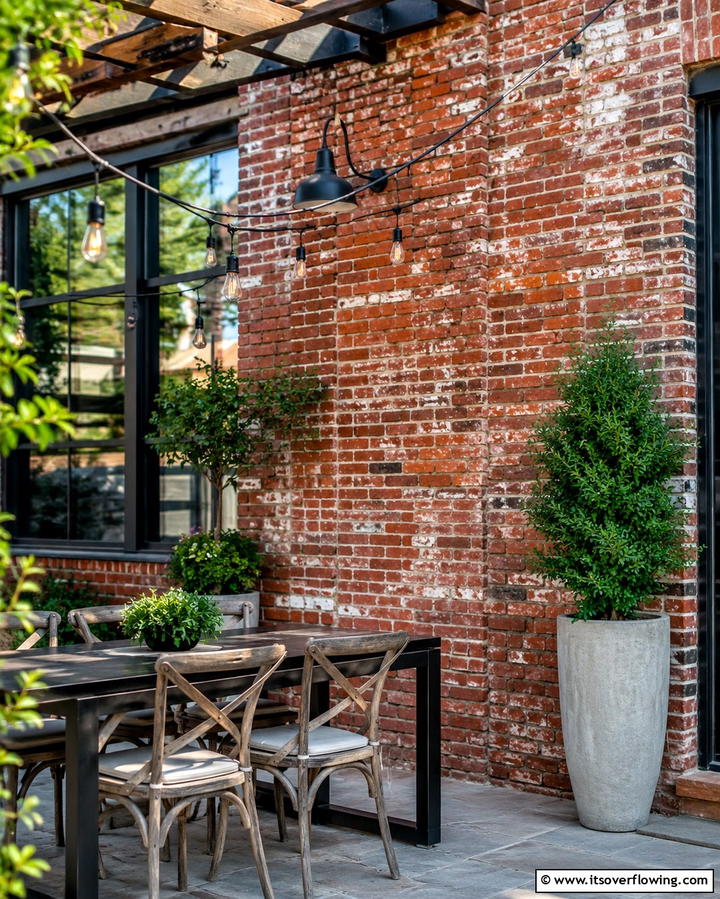 Brick Accent Walls - 25 Patio Wall Ideas to Transform Your Outdoor Space