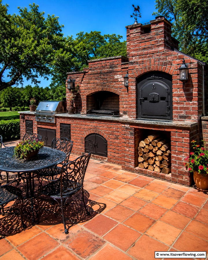 Brick Grill Station - 25 Grill Station Ideas for the Ultimate Outdoor Cooking Space