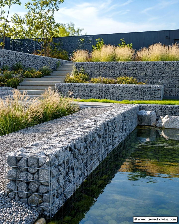 Brick Lined Edges - 25 Pond Edging Ideas for a Polished Look