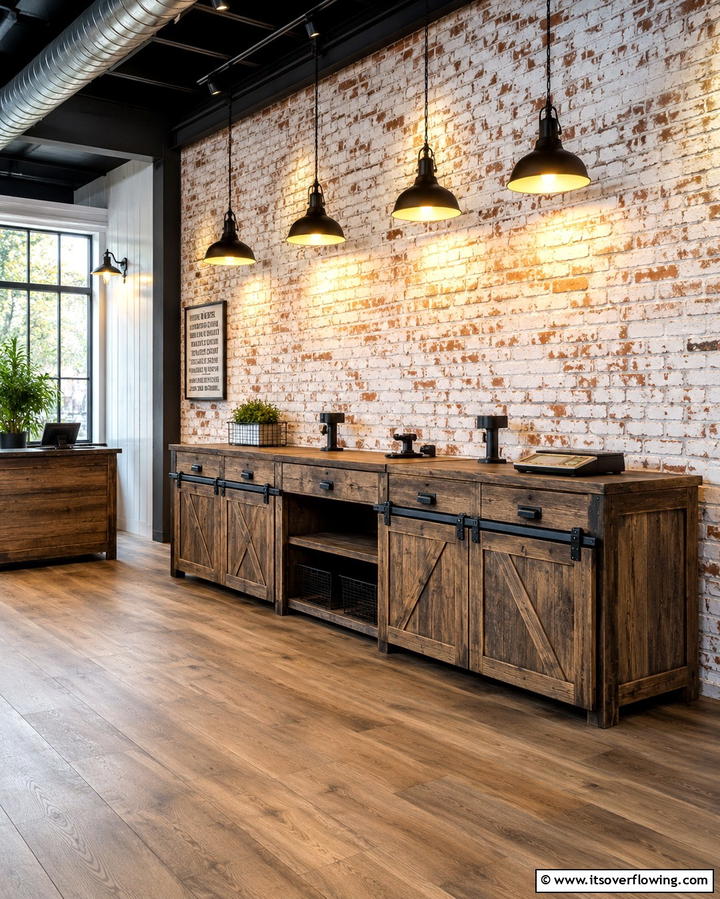Brick Look Tiles - 30 Laundry Room Tile Ideas for Durable Style Updates