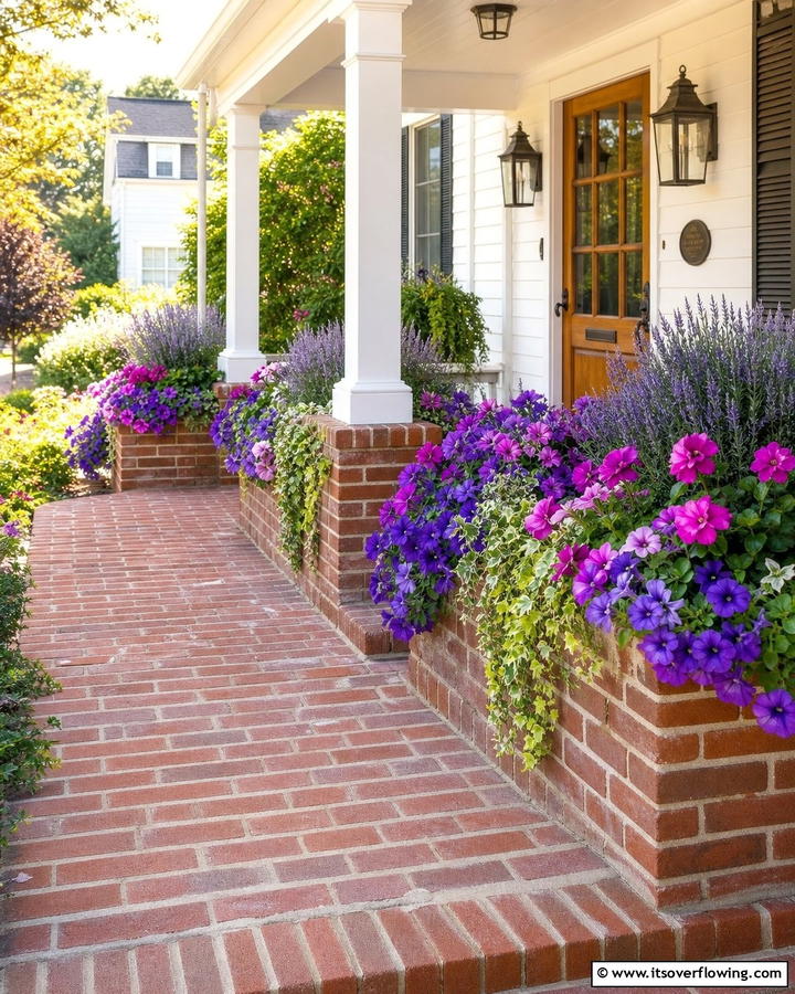 Brick Planter Boxes - 25 Brick Porch Ideas for a Charming Entrance