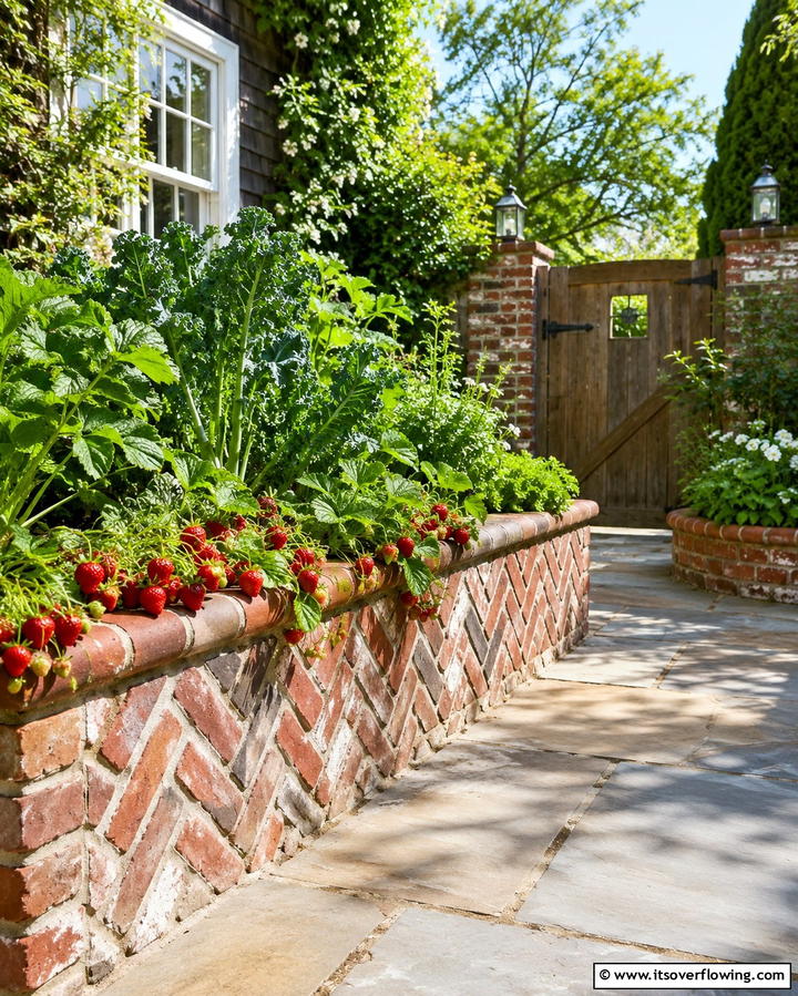 Brick Raised Garden Beds - 25 Inexpensive Raised Garden Bed Ideas for Your Yard