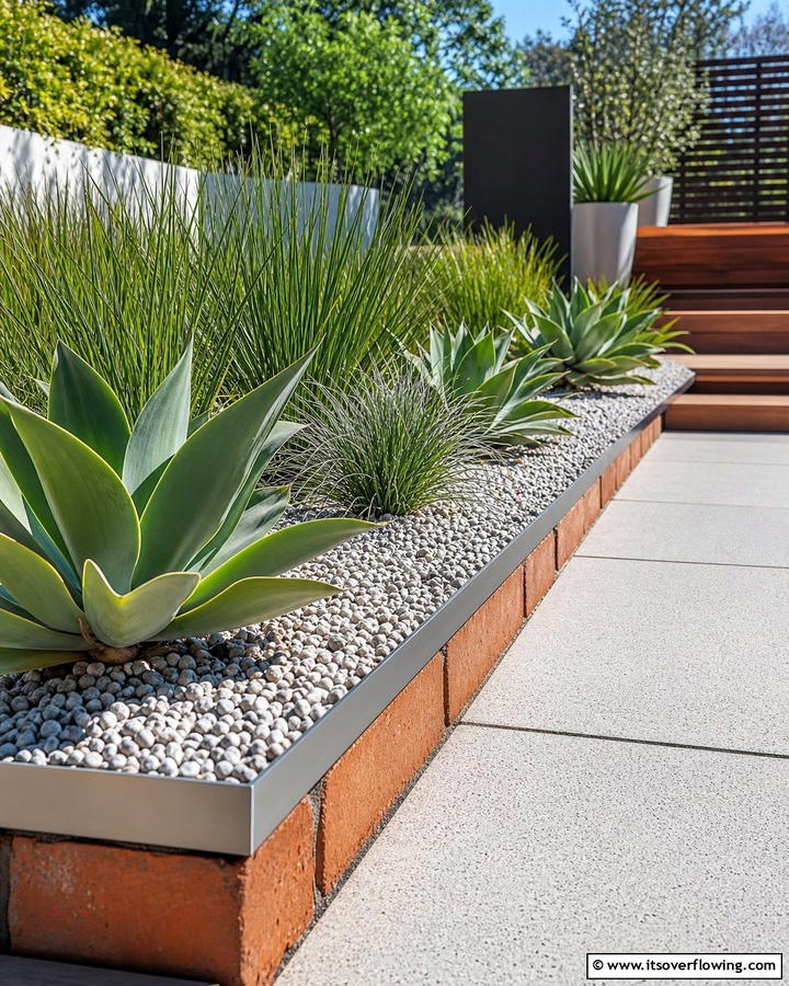 Brick and Metal Edging - 20 Brick Edging Ideas- Define Your Garden Spaces