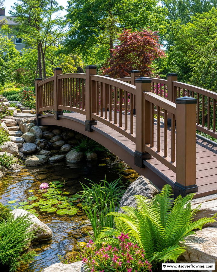 Bridge Style Walkways - 20 Composite Walkway Ideas for a Durable and Beautiful Path