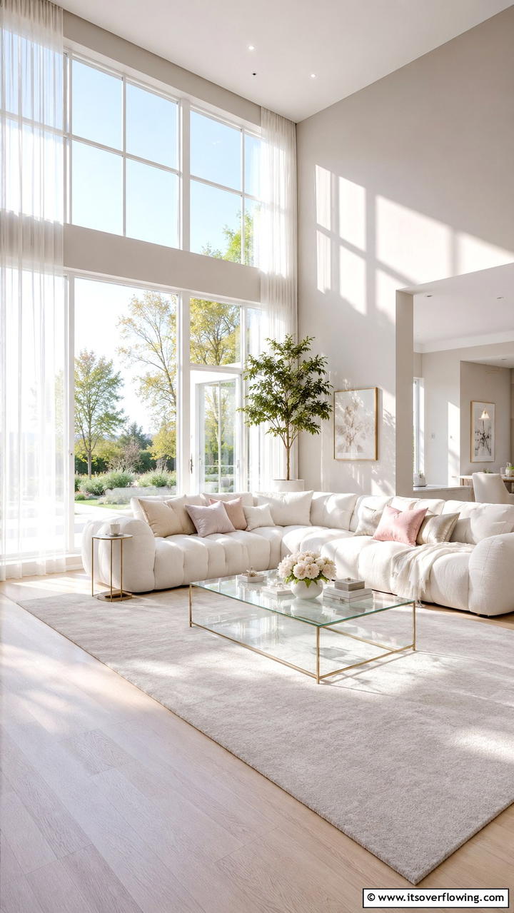 Bright Ambience Greige Living Room - 30 Greige Living Room Ideas for Neutral & Warm Modern Spaces