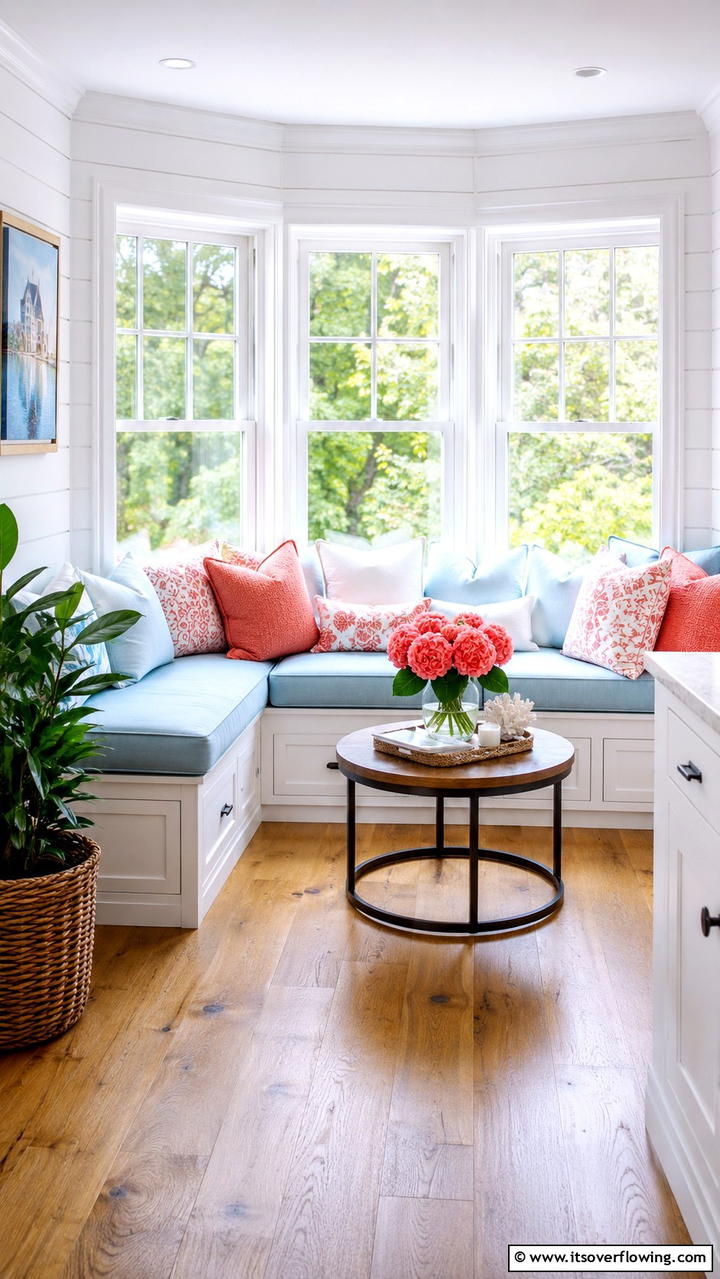 Bright Gathering Nook - 30 Bay Window Ideas to Brighten and Expand Your Space