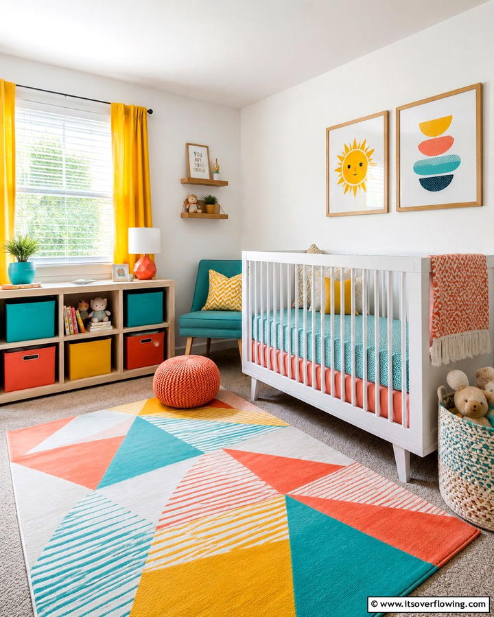 Bright Playful Palette - 30 Small Nursery Ideas for Adorable Compact Spaces
