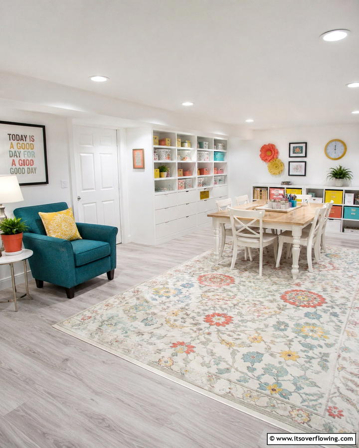 Bright White Paint for Light Reflection - 30 Basement Wall Design Ideas to Transform Your Space