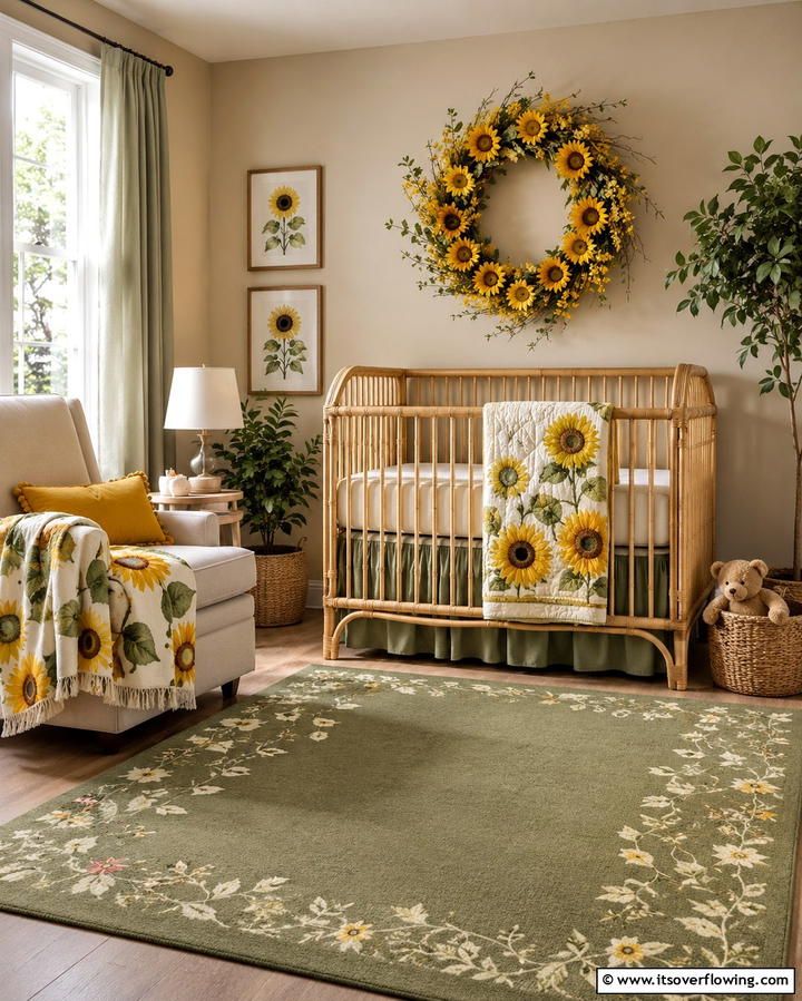 Bright Yellow Storage Bins - 25 Yellow Nursery Ideas for a Cheerful Baby Room