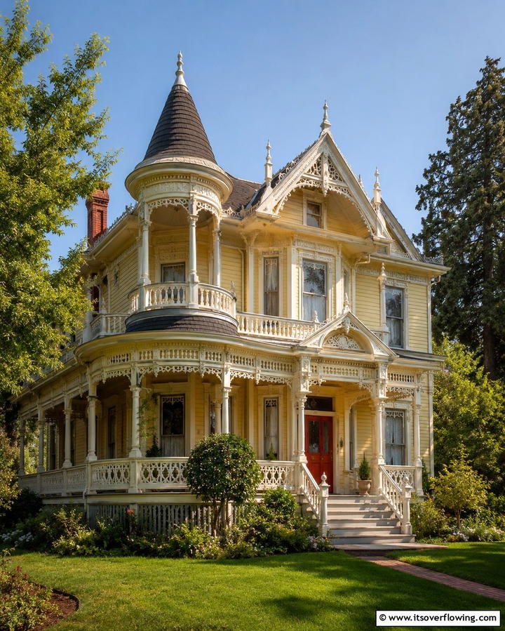 Bright Yellow with Green Landscaping - 25 Yellow Exterior Home Ideas for a Bright Look