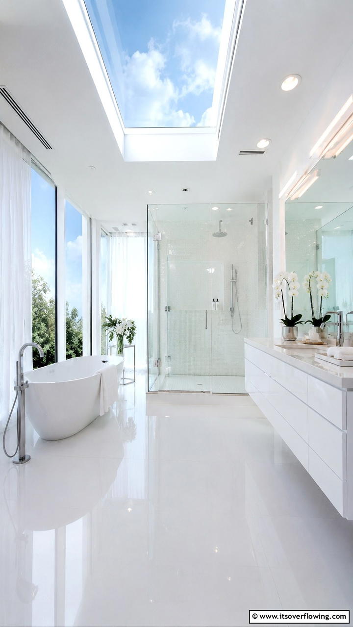Bright and Airy Atmosphere - 30 Ensuite Bathroom Ideas for Luxurious Privacy