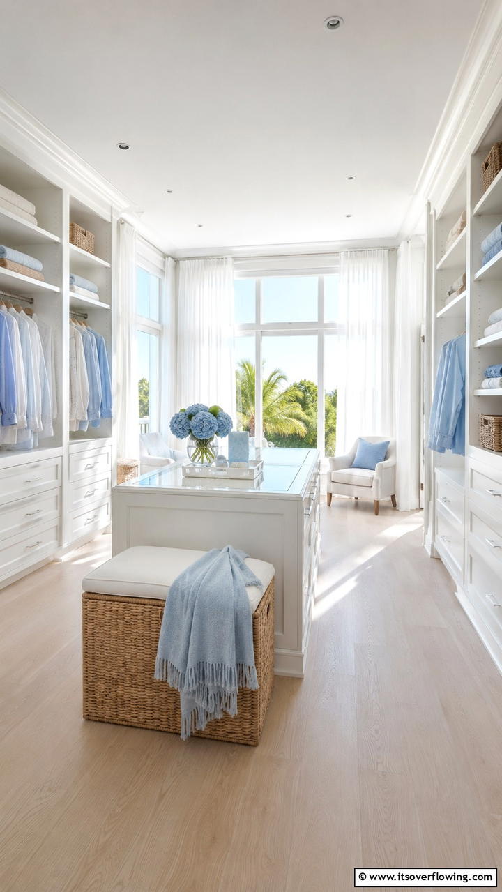 Bright and Airy Layout - 30 Dressing Room Ideas for Organized Luxury