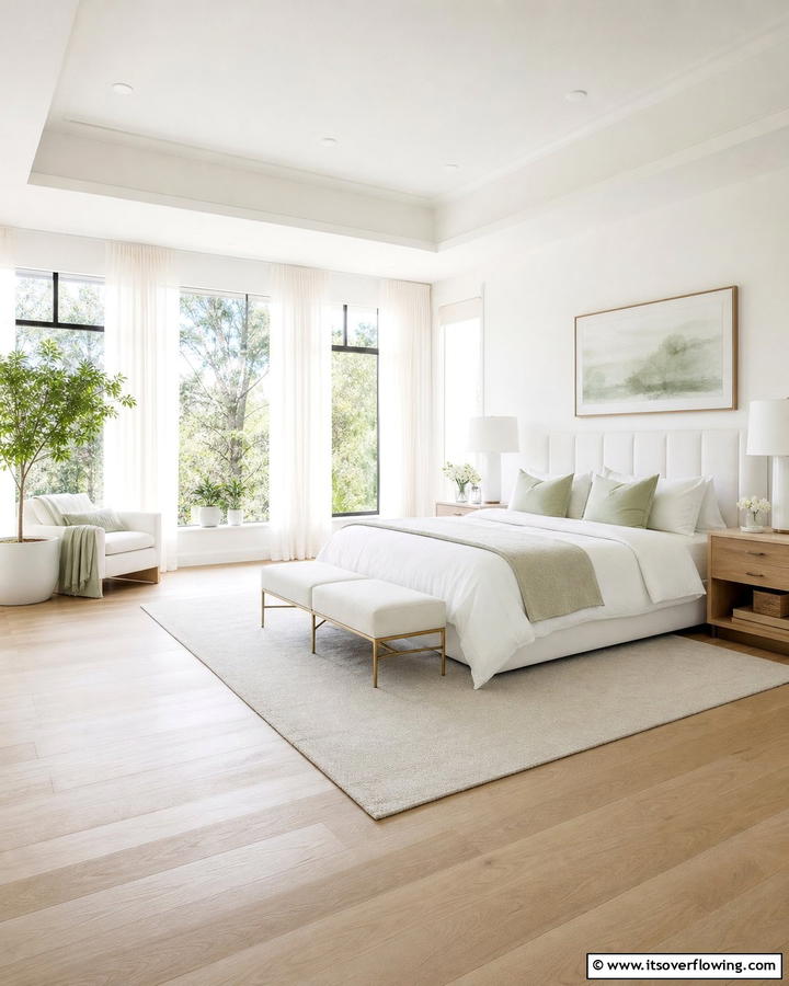 Bright and Airy Retreat - 21 Primary Bedroom Decor Ideas to Enhance Personal Space