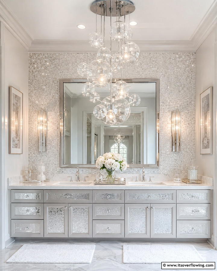 Bubble Themed Lighting Fixtures - 25 Kids Bathroom Ideas for Fun and Functionality