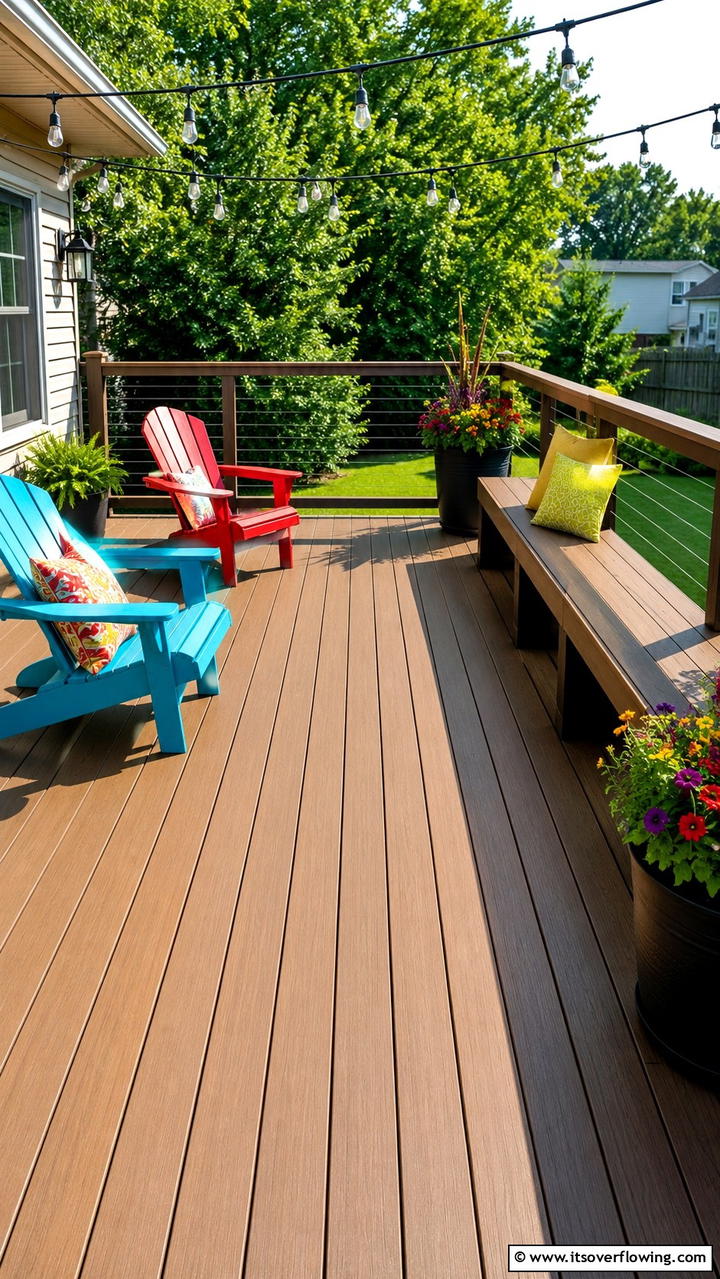 Budget Friendly Composite Deck - 30 Composite Deck Ideas- Stylish and Durable Outdoor Designs