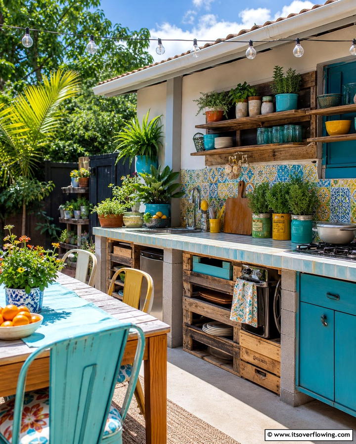 Budget Friendly DIY Kitchen - 21 Small Outdoor Kitchen Designs for Compact Entertaining