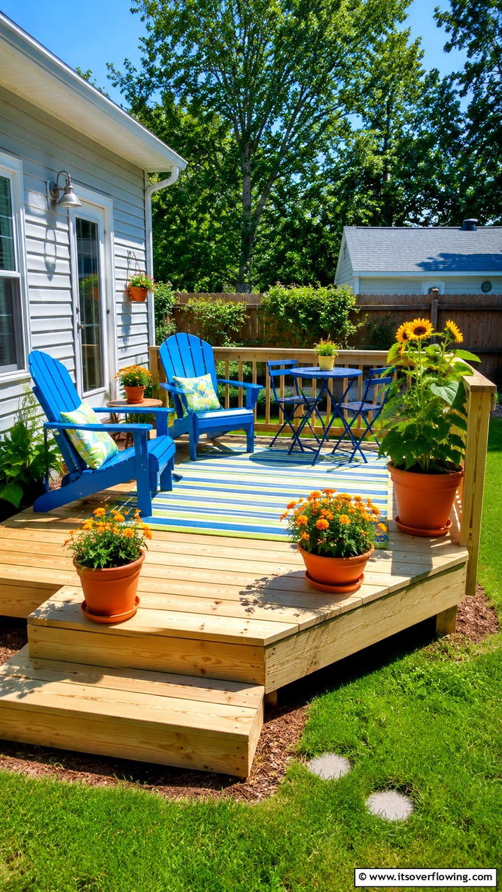 Budget Friendly Floating Deck - 30 Floating Deck Ideas for Modern Backyard Designs