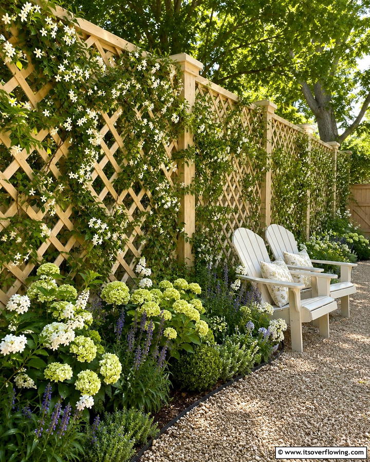 Build a Lattice Fence - 30 Cheap Ways to Block Neighbors View in Your Garden