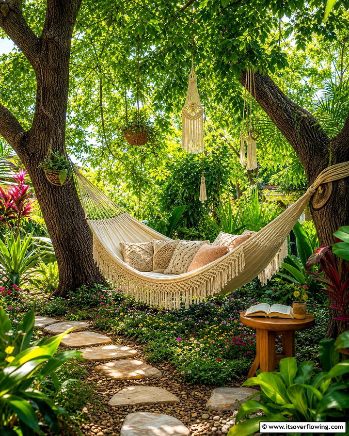 Build a Relaxing Hammock Nook - 25 Backyard Oasis Ideas for Ultimate Relaxation