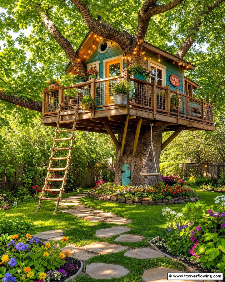 Build a Treehouse - 25 Backyard Oasis Ideas for Ultimate Relaxation