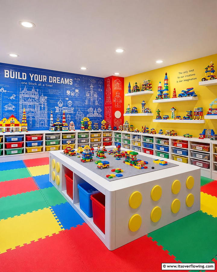 Building Blocks Wonderland - 21 Playroom Ideas for Creative & Organized Kids Spaces