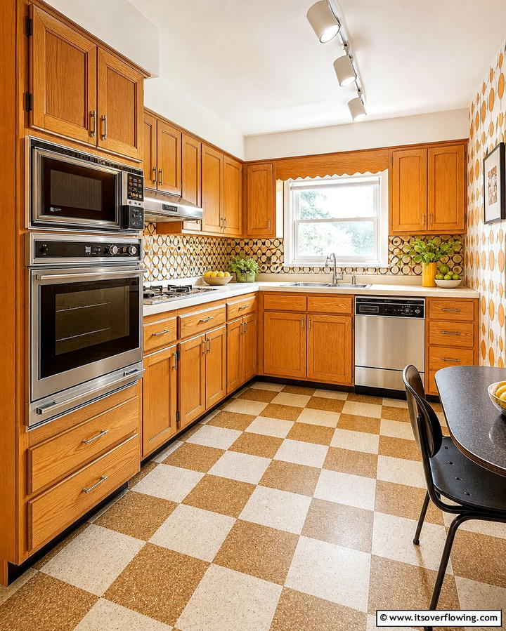 Built In Appliances - 25 1980s Kitchen Ideas for a Retro Revival