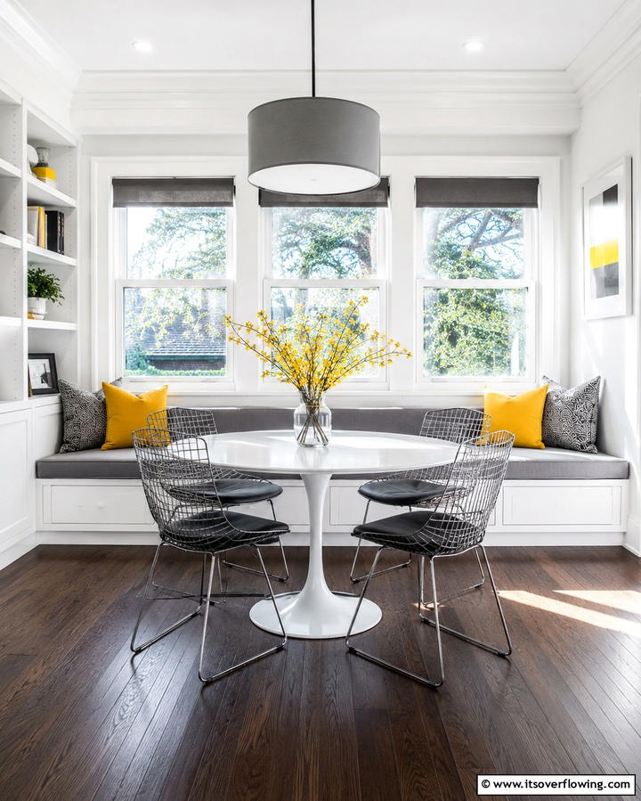 Built In Bench Storage - 30 Dining Room Storage Ideas for Clutter-Free Entertaining