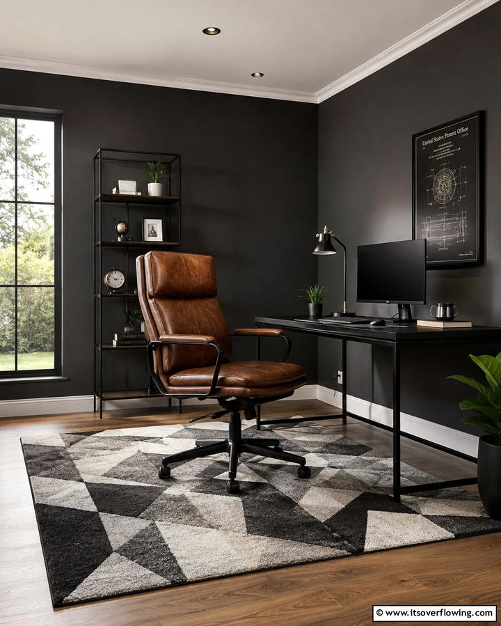 Built In BookshelvesExact - 30 Moody Dark Home Office Designs for a Productive Workspace