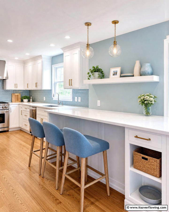 Built In Breakfast Bar - 30 Kitchen Bar Ideas for Casual Dining and Socializing