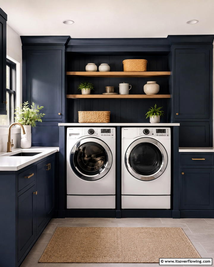 Built In Cabinets Around Appliances - 25 Laundry Room Cabinet Ideas for Organization