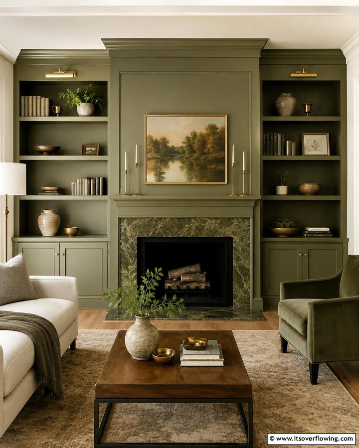 Built In Cabinets for Storage - 30 Fireplace with Bookshelves Ideas for Cozy Literary Nooks