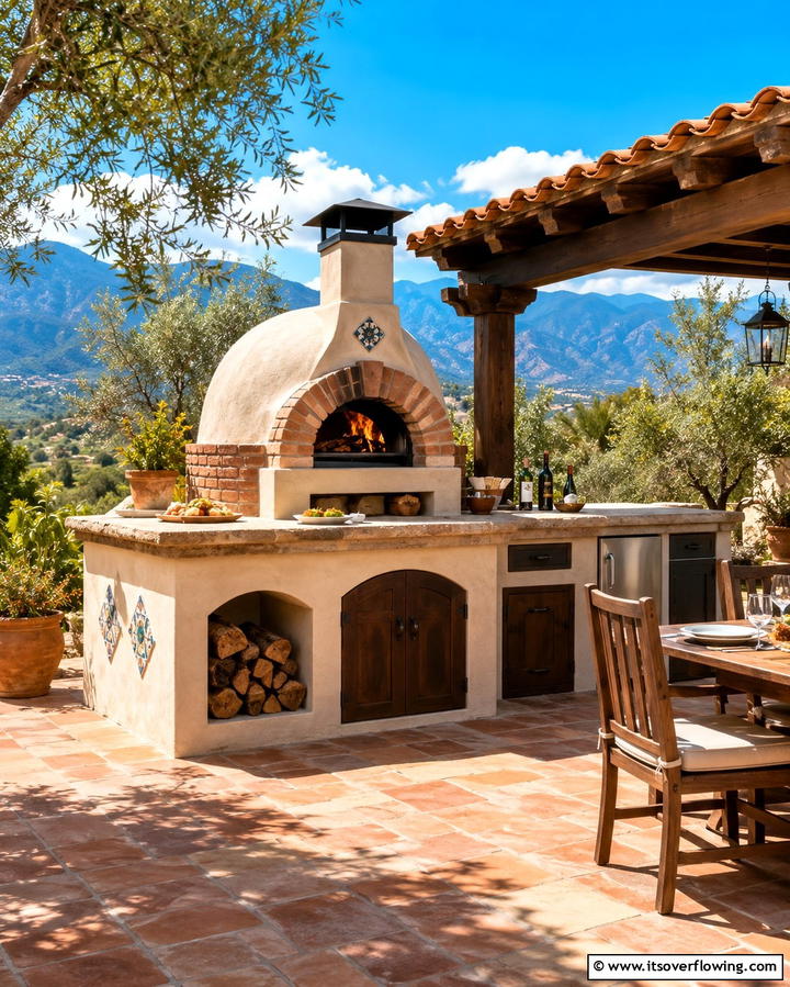 Built In Pizza Oven Island - 25 Outdoor Kitchen Island Ideas for Entertaining