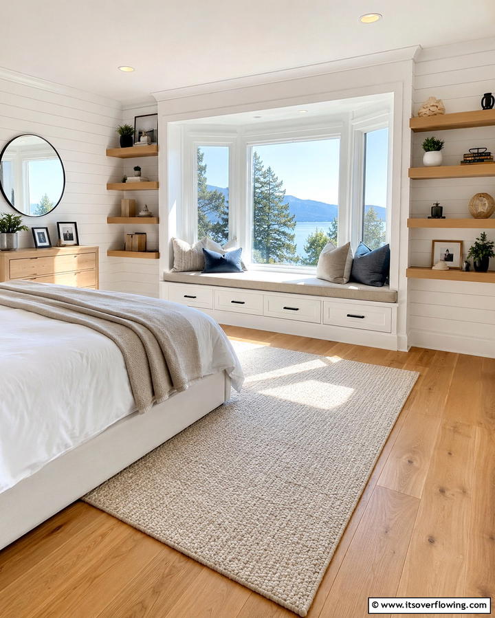 Built In Seating - 25 Bedroom Seating Area Ideas for Comfort and Style