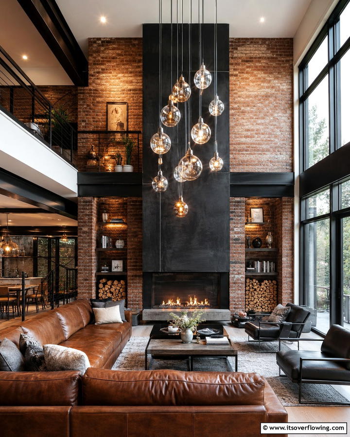 Built In Shelf Lighting - 25 Fireplace Lighting Ideas to Create a Warm and Inviting Ambiance