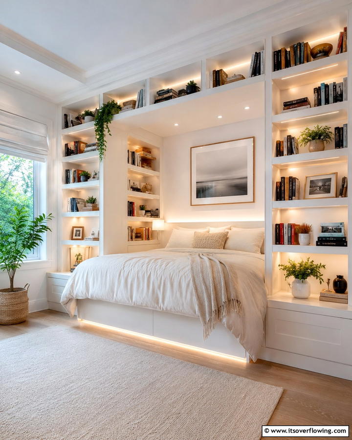Built In Shelving Bed Nook - 25 Cozy Bed Nook Ideas for a Perfect Reading Spot