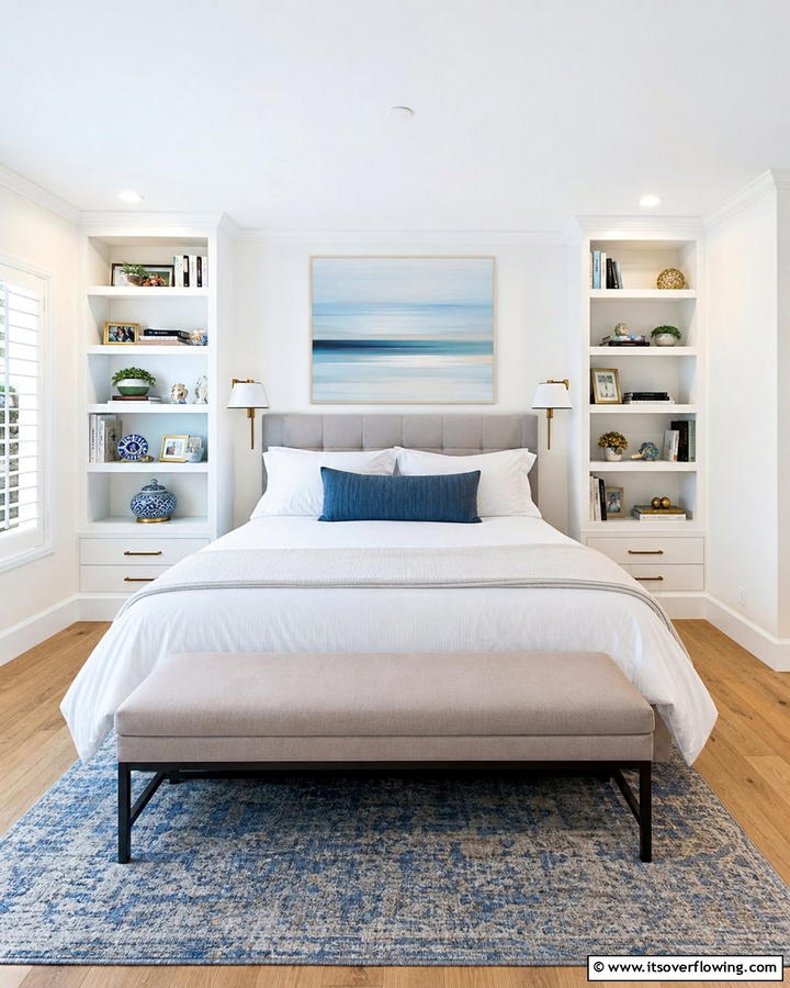 Built In Shelving Designs - 21 Small Bedroom Organization Ideas to Maximize Space
