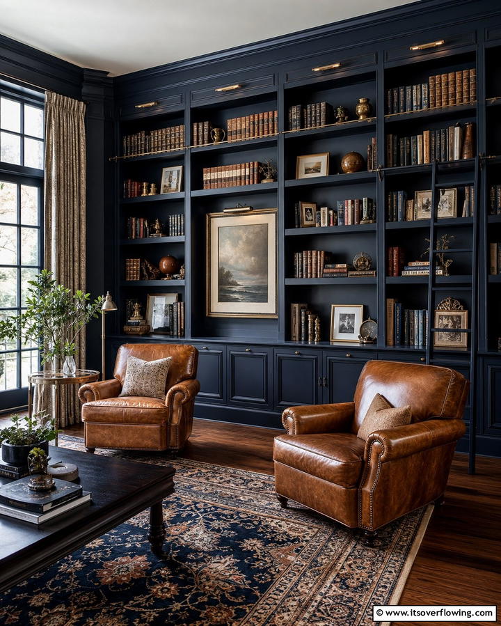 Built In Shelving Units - 25 Large Living Room Ideas for Spacious Comfort