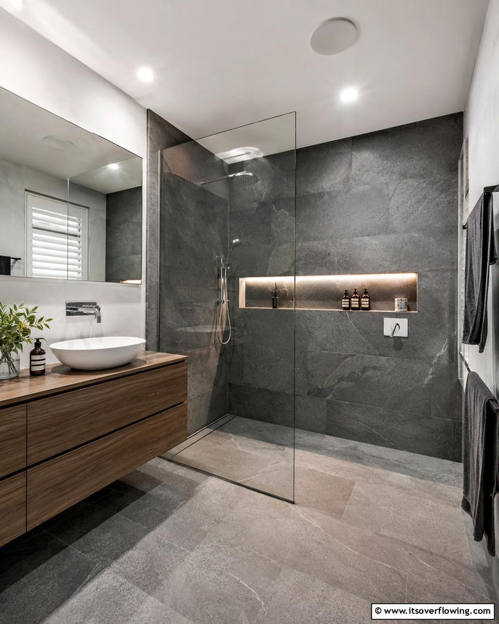 Built In Shower Niches - 25 Small Ensuite Design Ideas for Compact Bathrooms