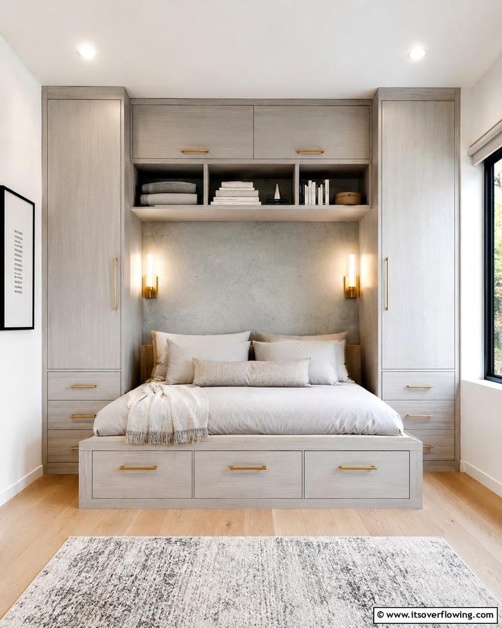 Built In Storage Bed Nook - 25 Cozy Bed Nook Ideas for a Perfect Reading Spot