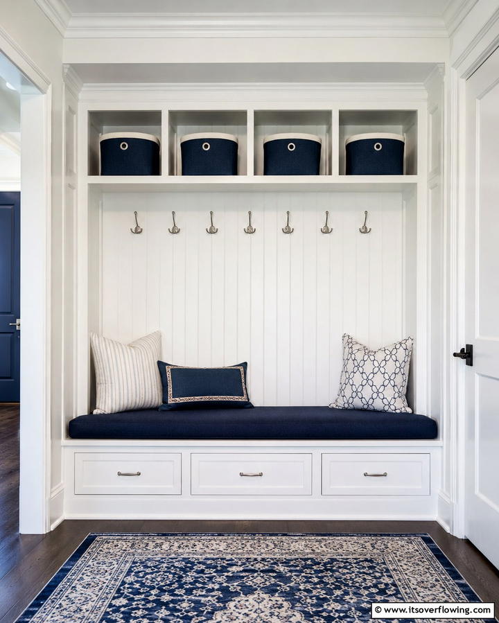 Built In Storage Bench - 30 Functional Entryway Bench Solutions for Organized Homes