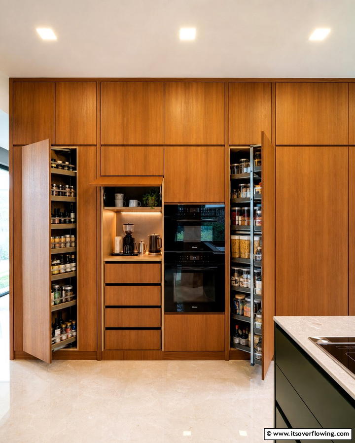 Built In Storage Solutions - 25 Mid-century Modern Kitchen Ideas for a Retro and Functional Space