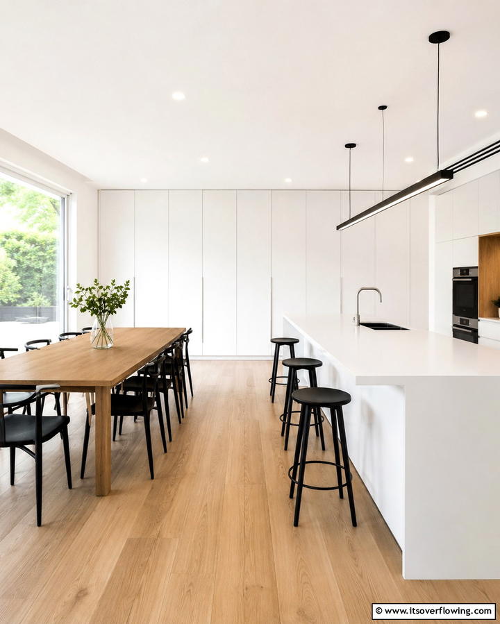 Built In Storage for a Clutter Free Look - 25 Kitchen Diner Ideas for a Functional and Stylish Space
