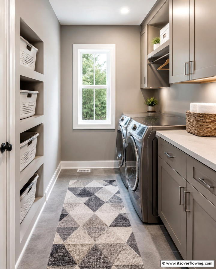 Built In Wall Nooks - 25 Laundry Basket Storage Ideas for a Tidy Home